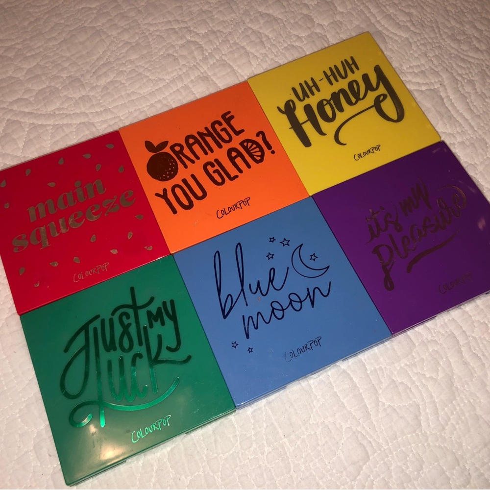 ❤️ Colourpop Dream Big Monochromatic Eyeshadow makeup Palette set 6 palettes